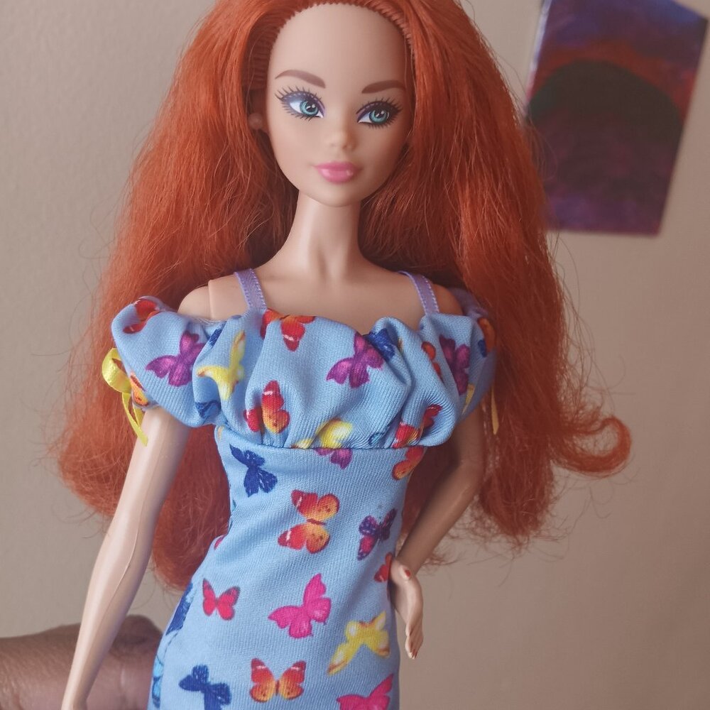 Barbie Signature Holiday 2022 Red Hair, Odile Doll, Out of Box